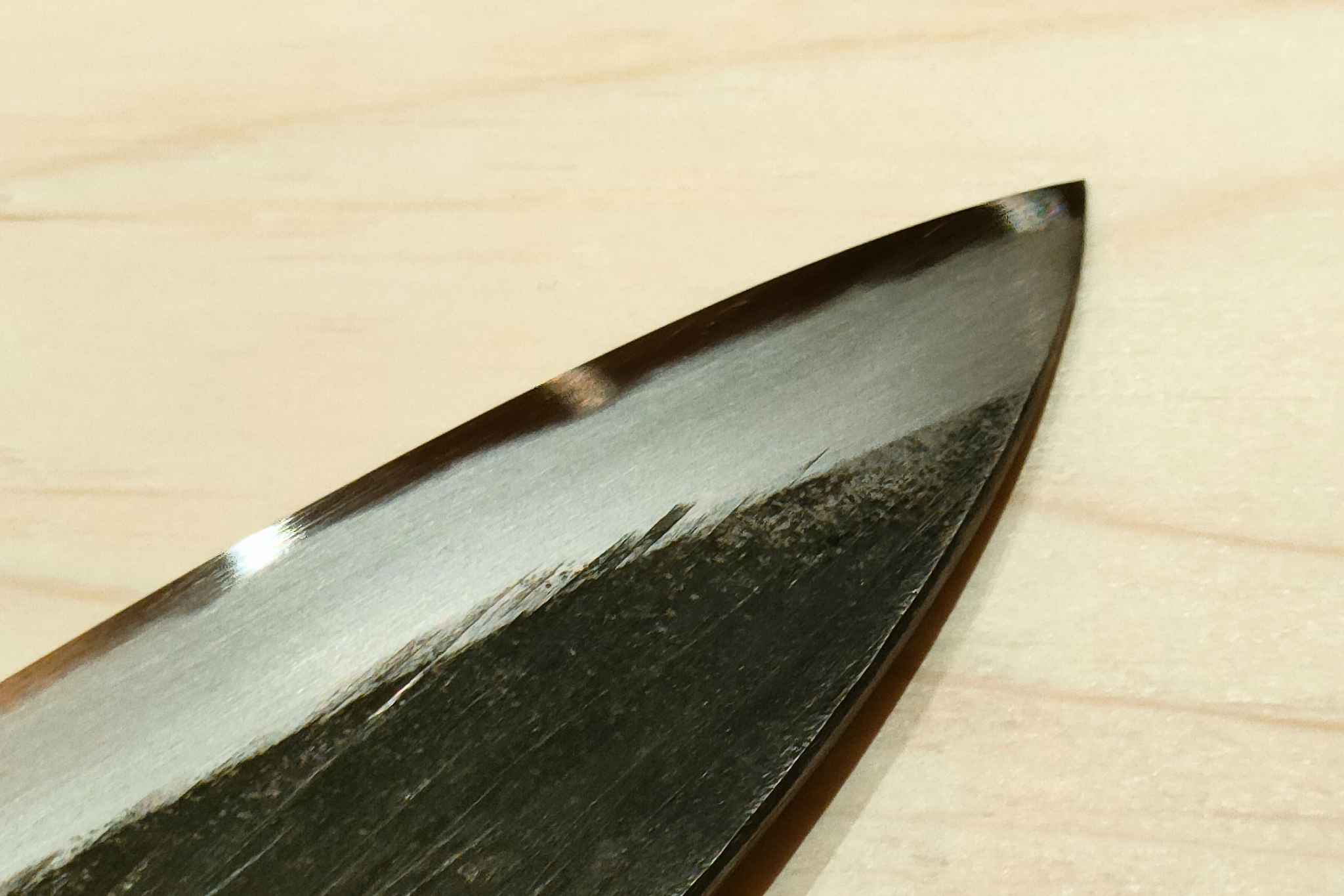 【银座渡利原创】120mm白二钢黑本霞