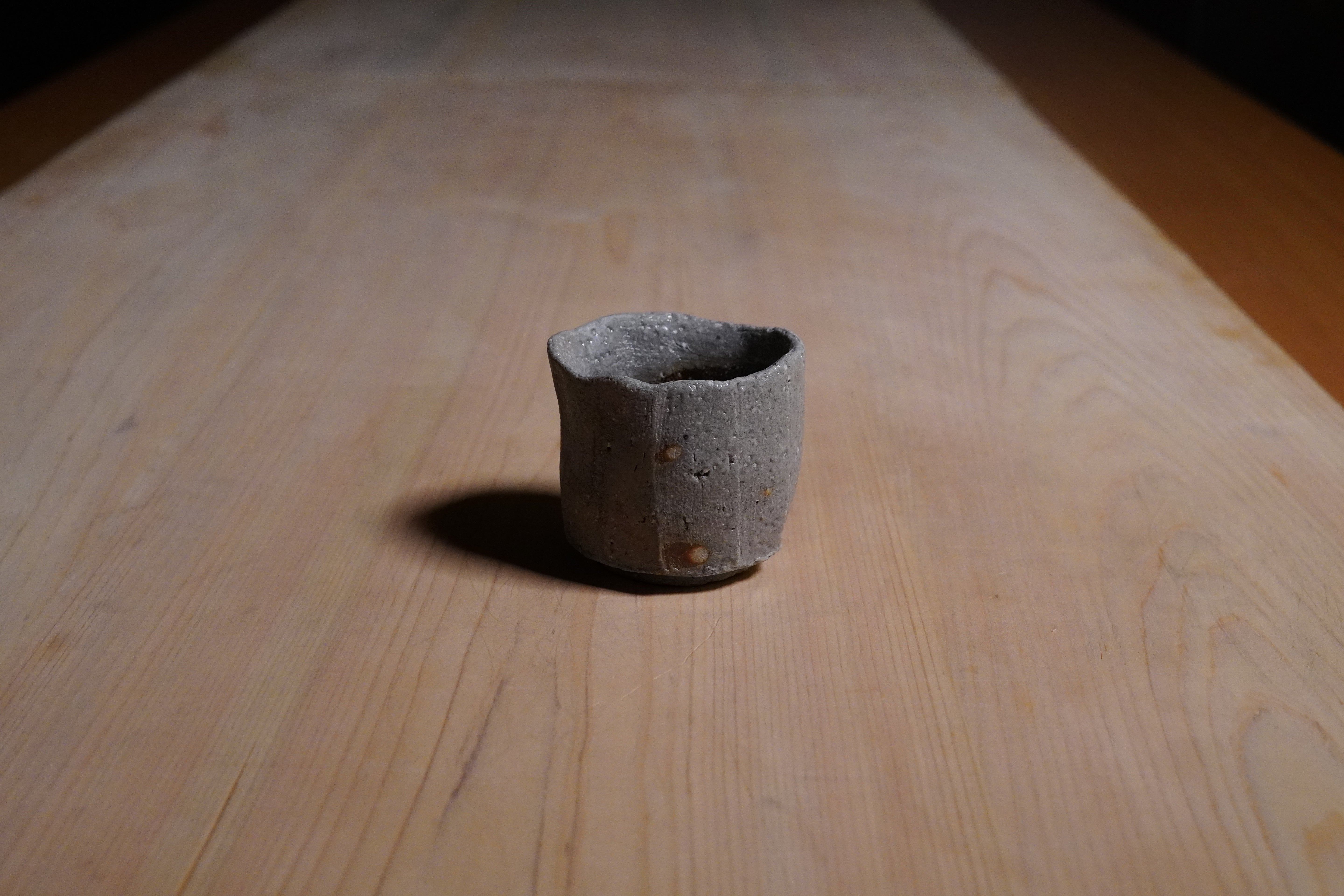 细川贵弘 覆灰酒壶及脊酒杯套装