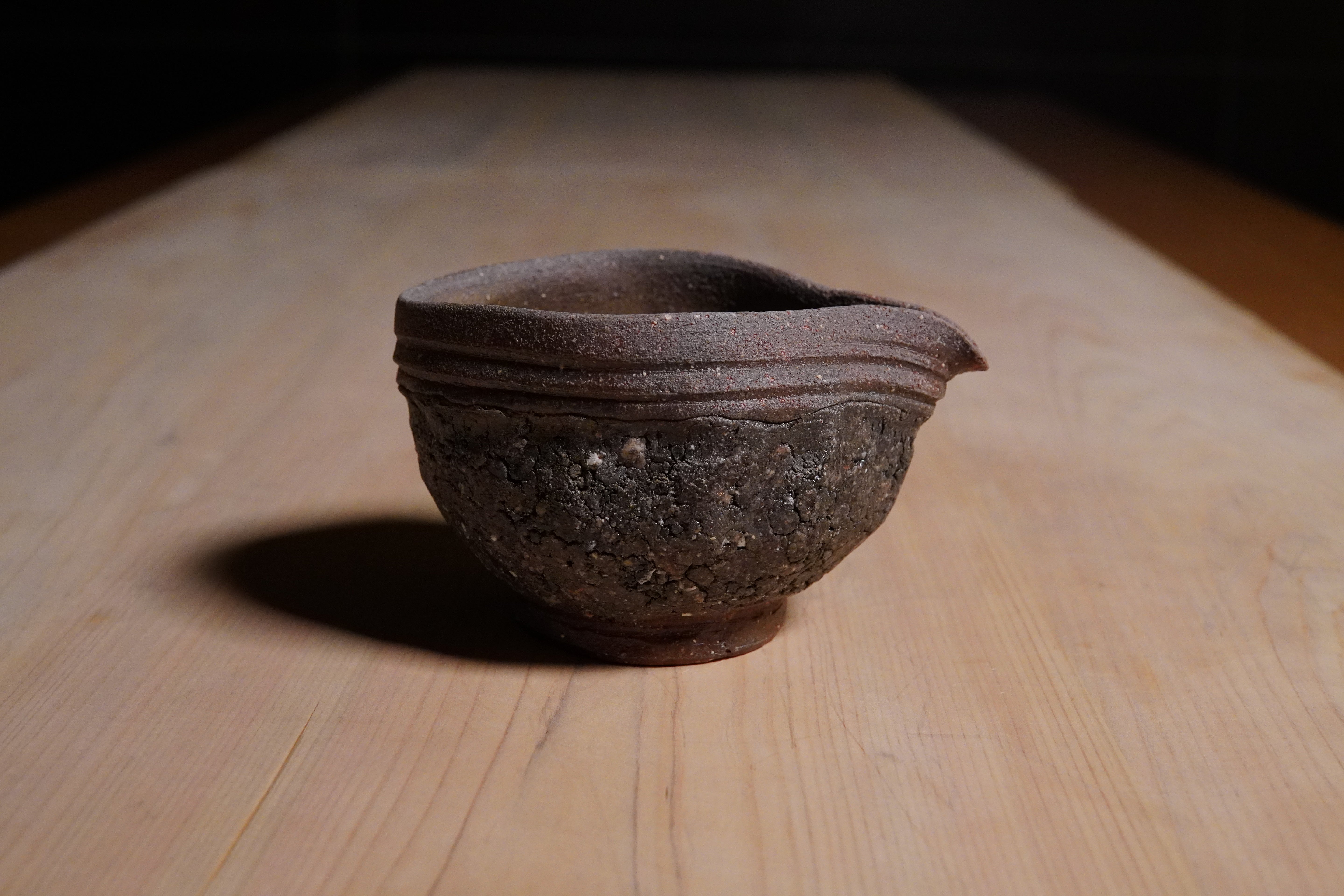 细川贵弘(Takahiro Hosokawa)鹅卵石酒壶和鹅卵石酒杯套装