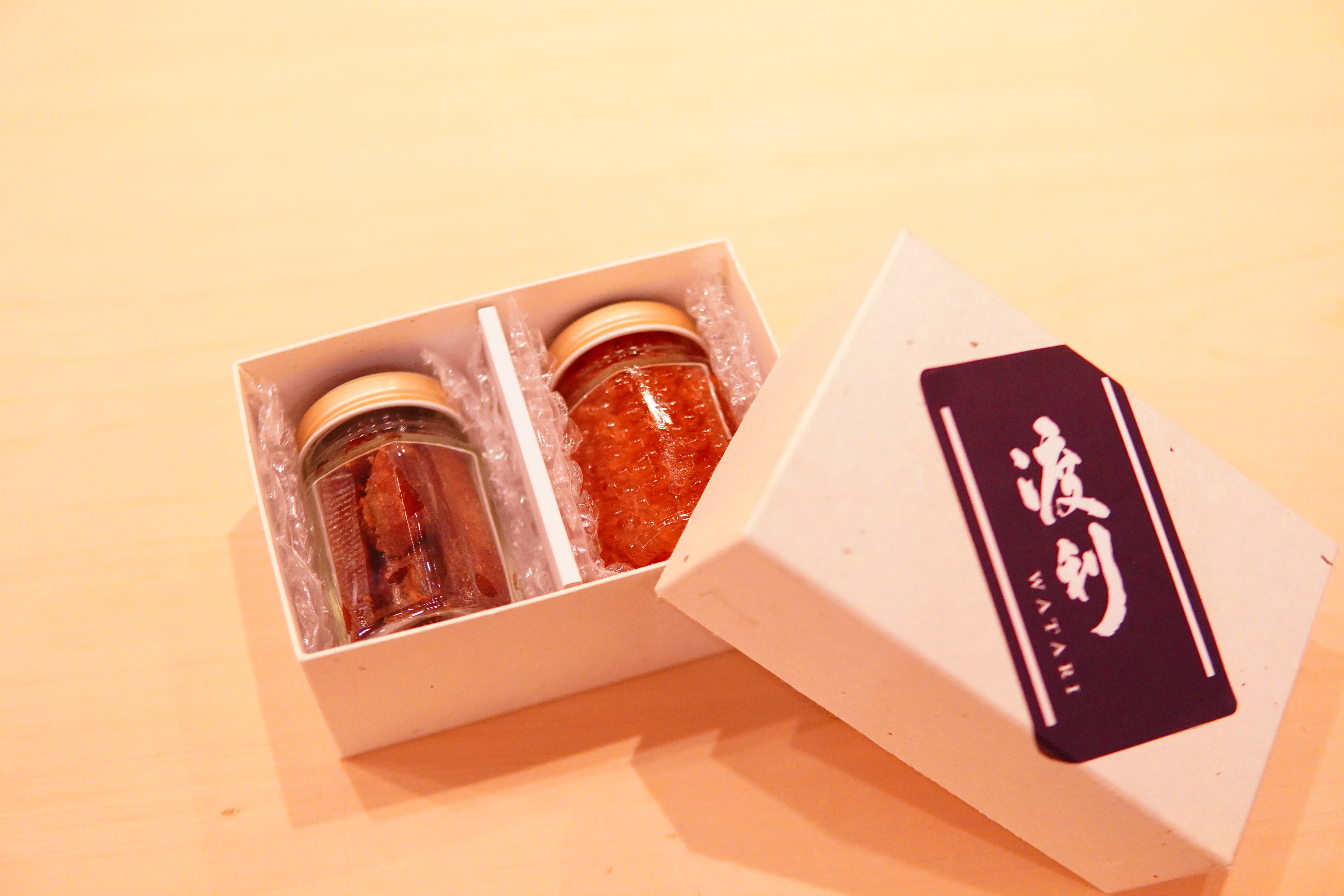 半熟三文鱼子乌鱼子套餐