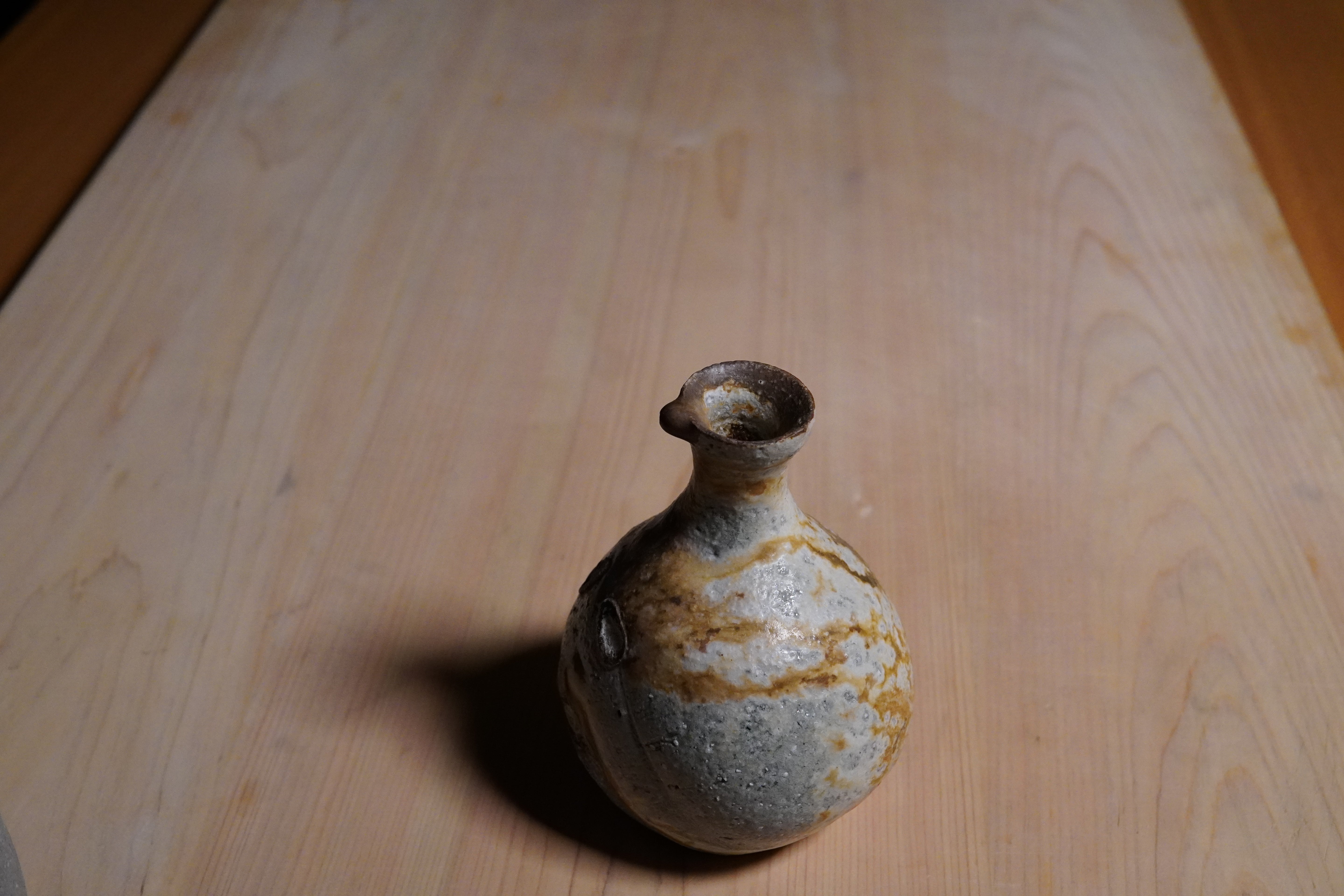 细川贵弘 覆灰酒壶及脊酒杯套装