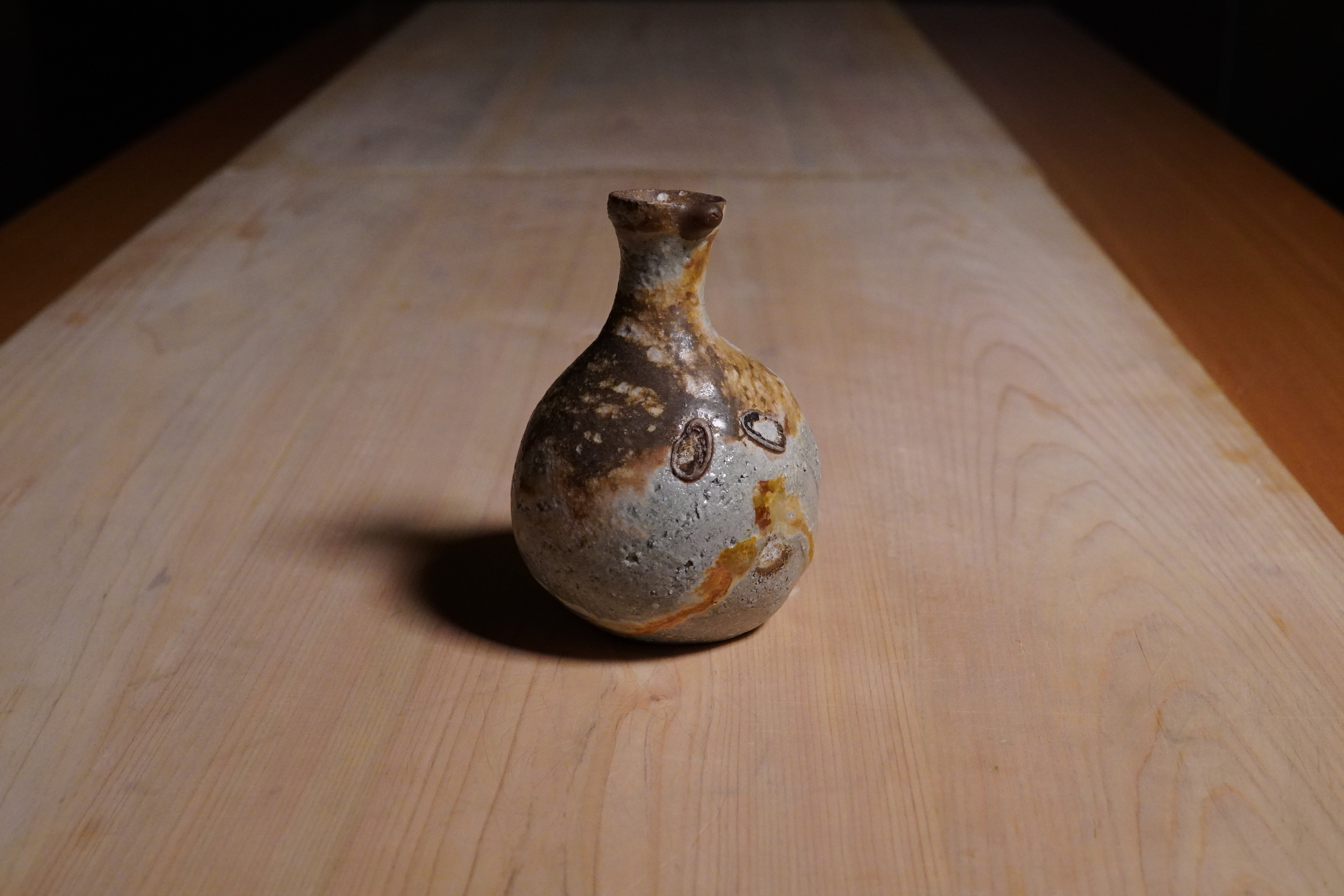 细川贵弘 覆灰酒壶及脊酒杯套装