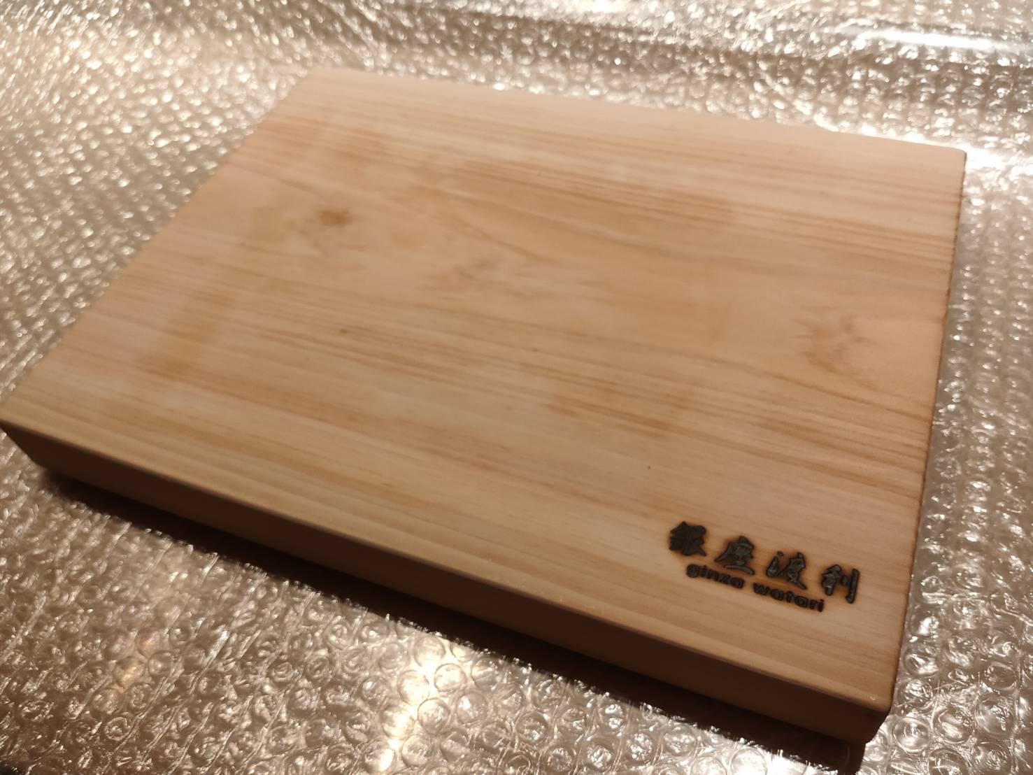 【小型 × 银座渡利原创】吉野桧木砧板320mm × 230mm × 30mm