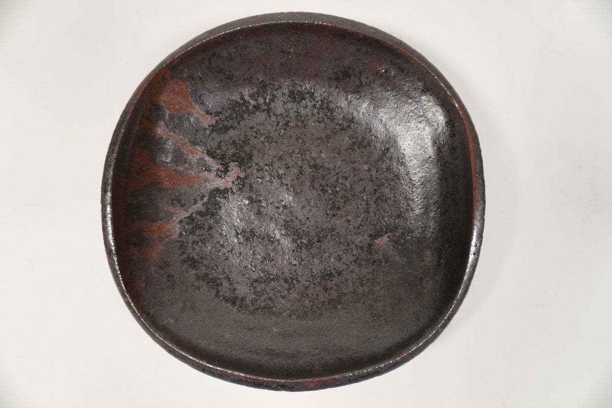Yoshida Manabu: Thick-rimmed square plate