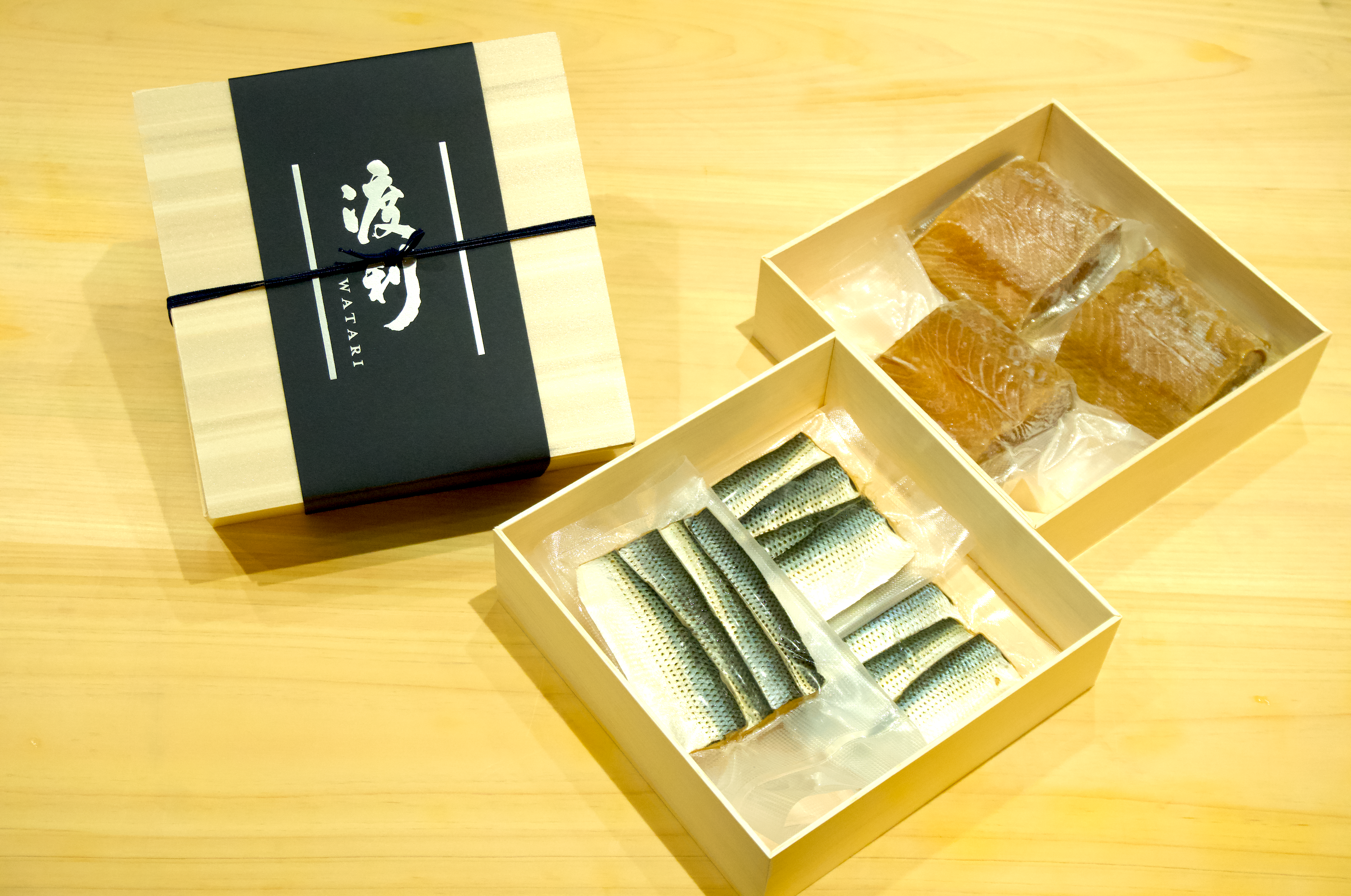 櫻桃鮭魚和小哈達拼盤（櫻桃鱒魚 x 3 小哈達 x 3）