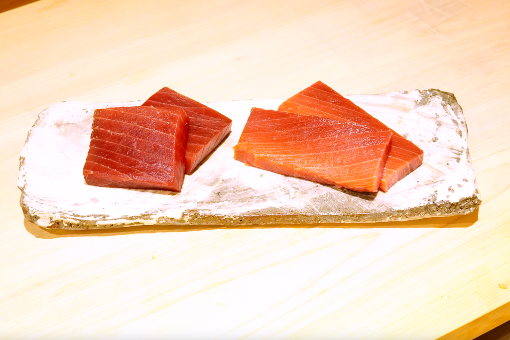 熟成本マグロ漬け食べきりサイズ詰め合わせセット（赤身60g×2 中トロ60g×2)