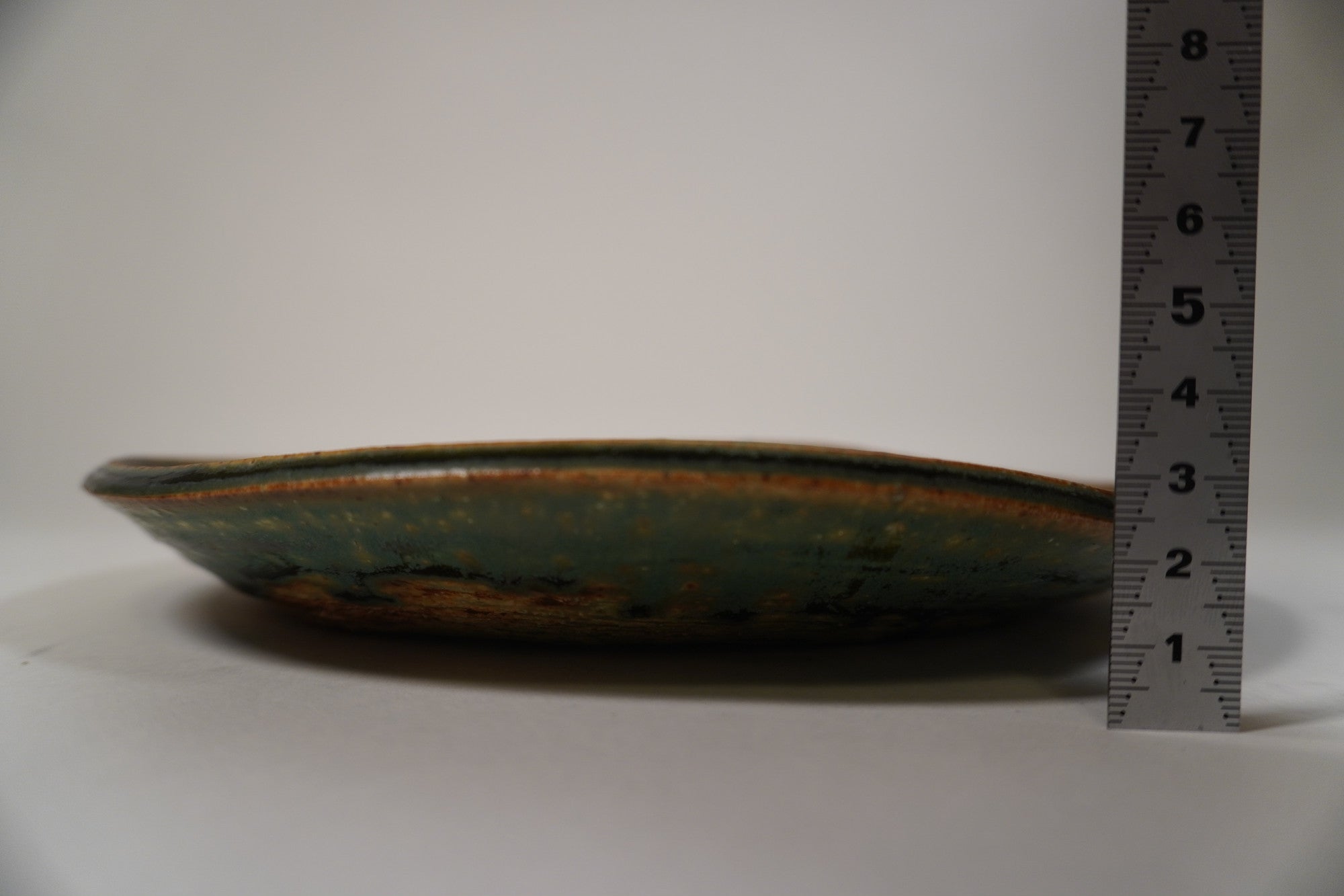 Manabu Yoshida Oribe mat oval bowl