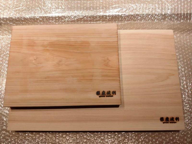 [Small x Ginza Watari original] Yoshino cypress cutting board 320mm x 230mm x 30mm