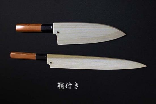 Ken 形 Sujihiki 刀的刀鞘（購買時的附加選項）