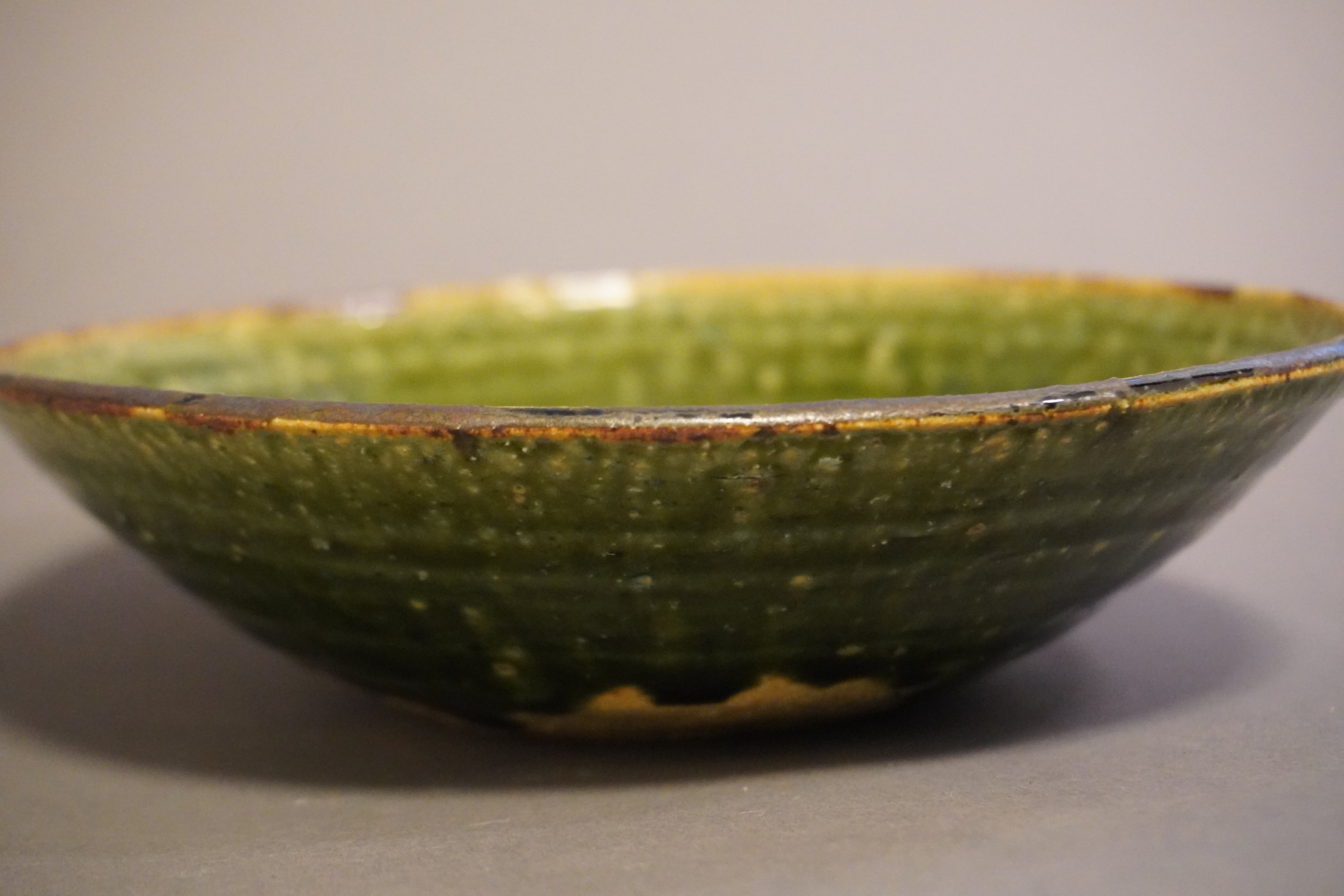 Manabu Yoshida 6 inch flat bowl