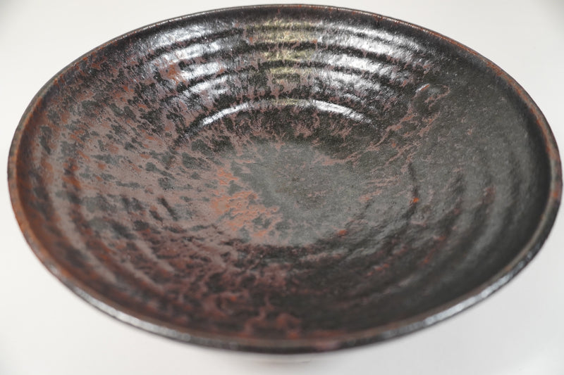 Manabu Yoshida Iron glaze bowl 7 inch