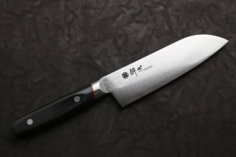 180mm Santoku Knife Nickel Damascus